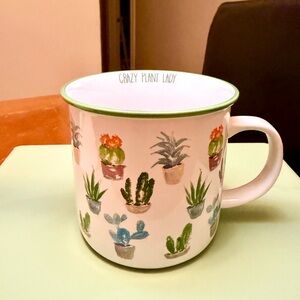 World Market Crazy Plant Lady Mug